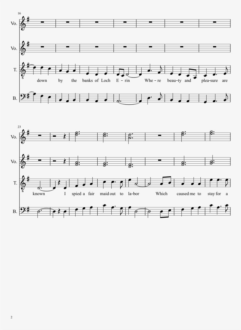 The Blooming Bright Star Of Belle Isle Sheet Music - Sheet Music, transparent png