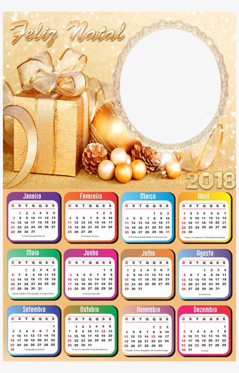 Moldura De Calendário 2018 Feliz - Calendario 2019 Hello Kitty, transparent png