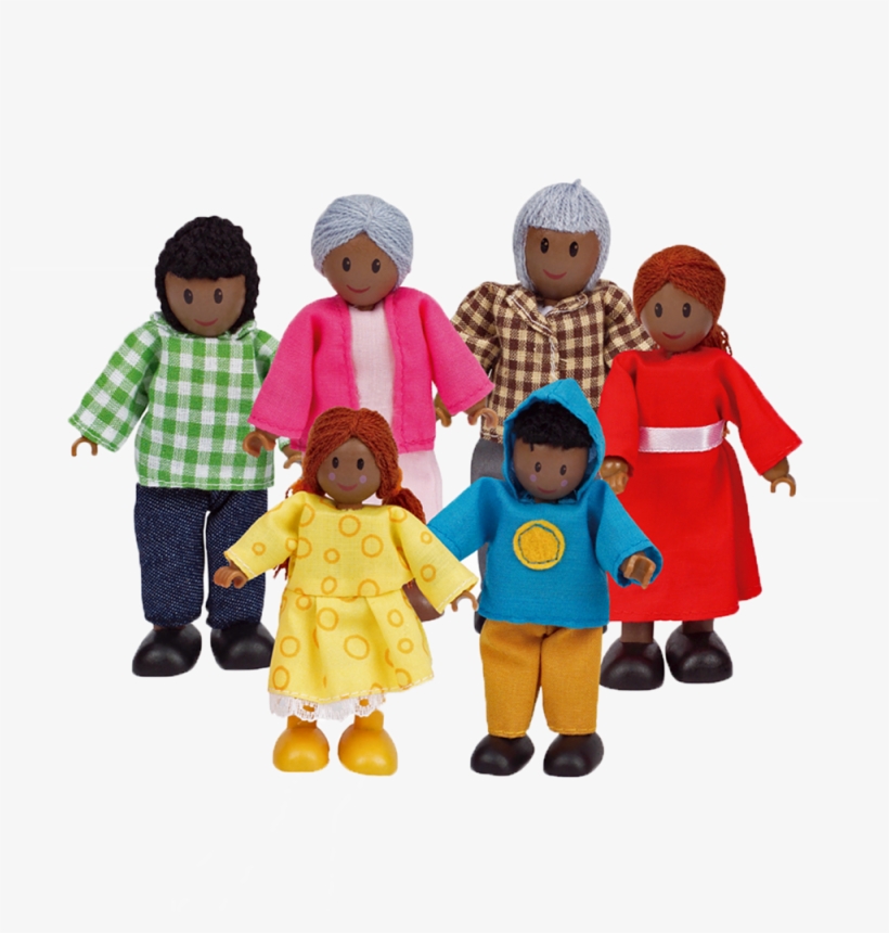 Dollhouse Family African American, transparent png