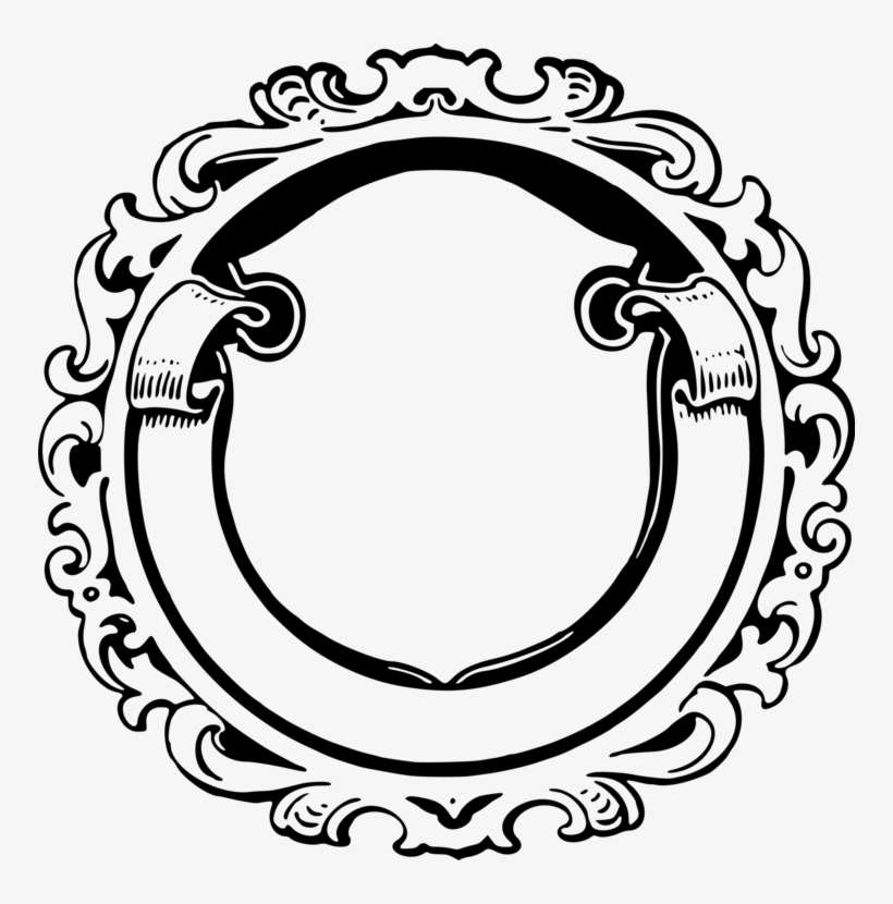 Line Art Flower - Circle, transparent png