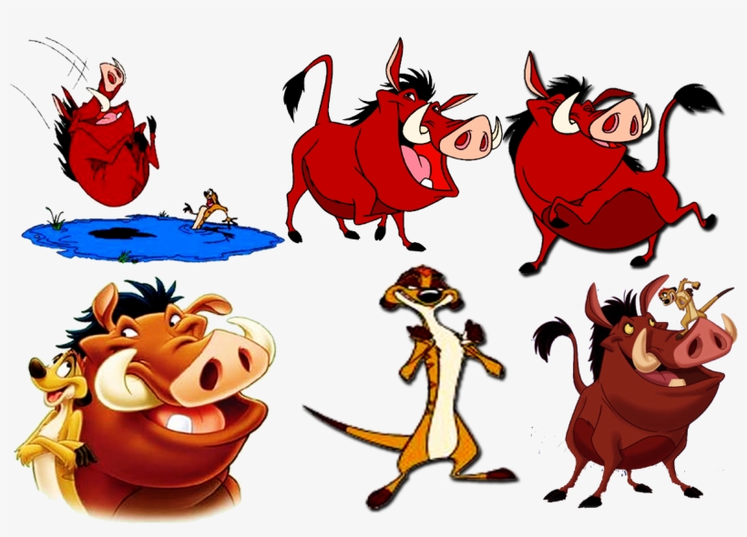 Oroszlánkirály - Timon And Pumba, transparent png
