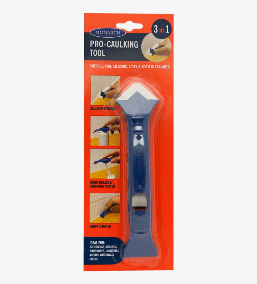 Monarch 3 In 1 Caulking Tool - Tool, transparent png