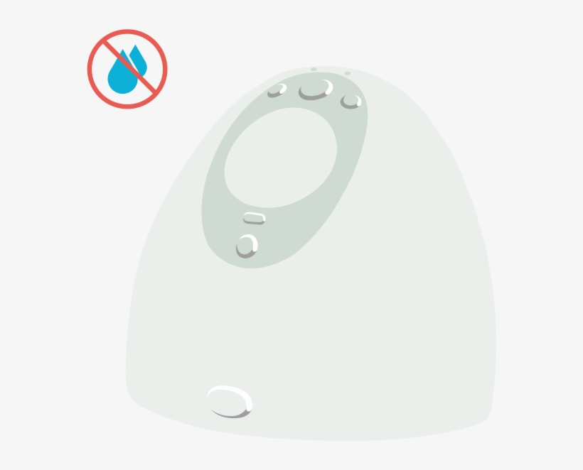 The Hub Contains Electronics Which Should Be Kept Dry - Circle, transparent png