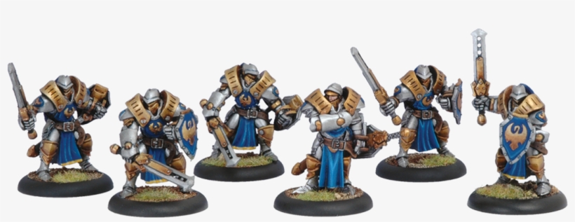 Sword Knight Unit - Warmachine Cygnar Sword Knights, transparent png