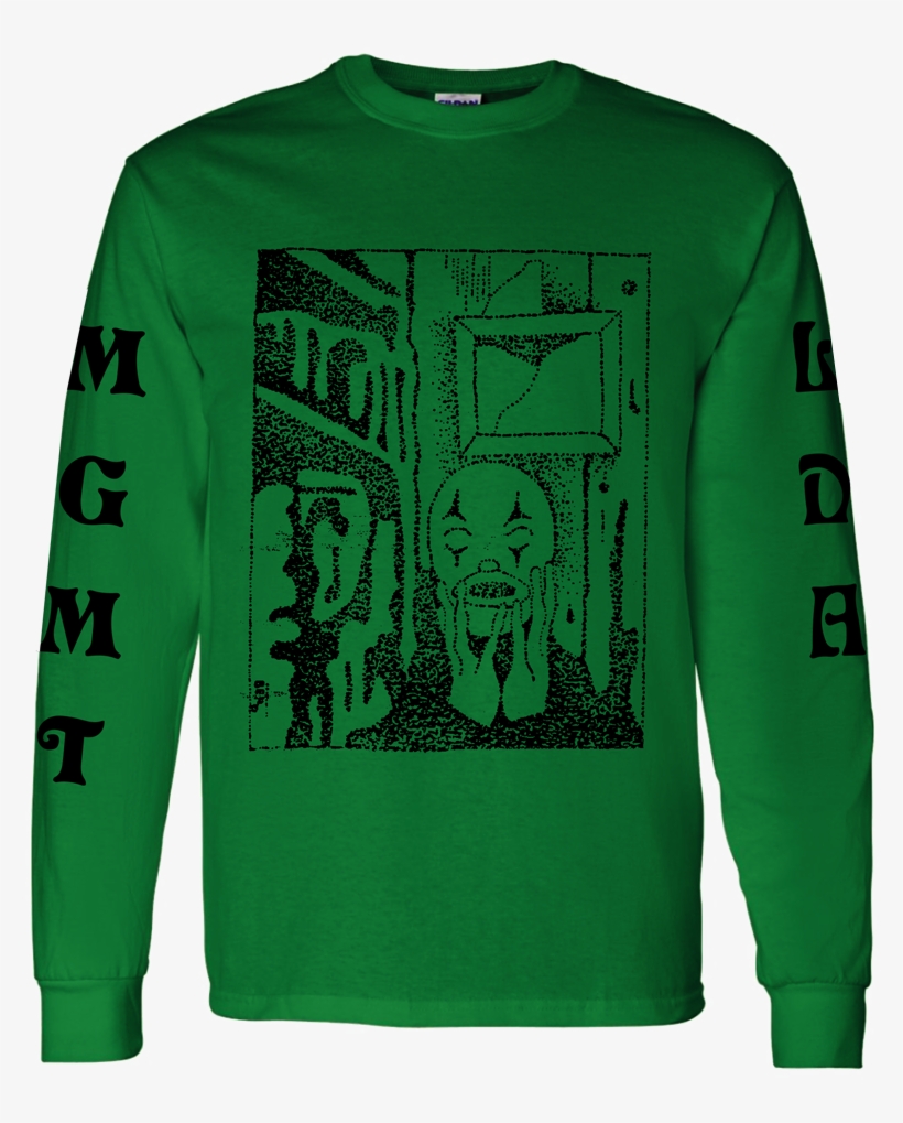 Little Dark Age [green] L/s T-shirt - Mgmt Little Dark Age Album Art, transparent png