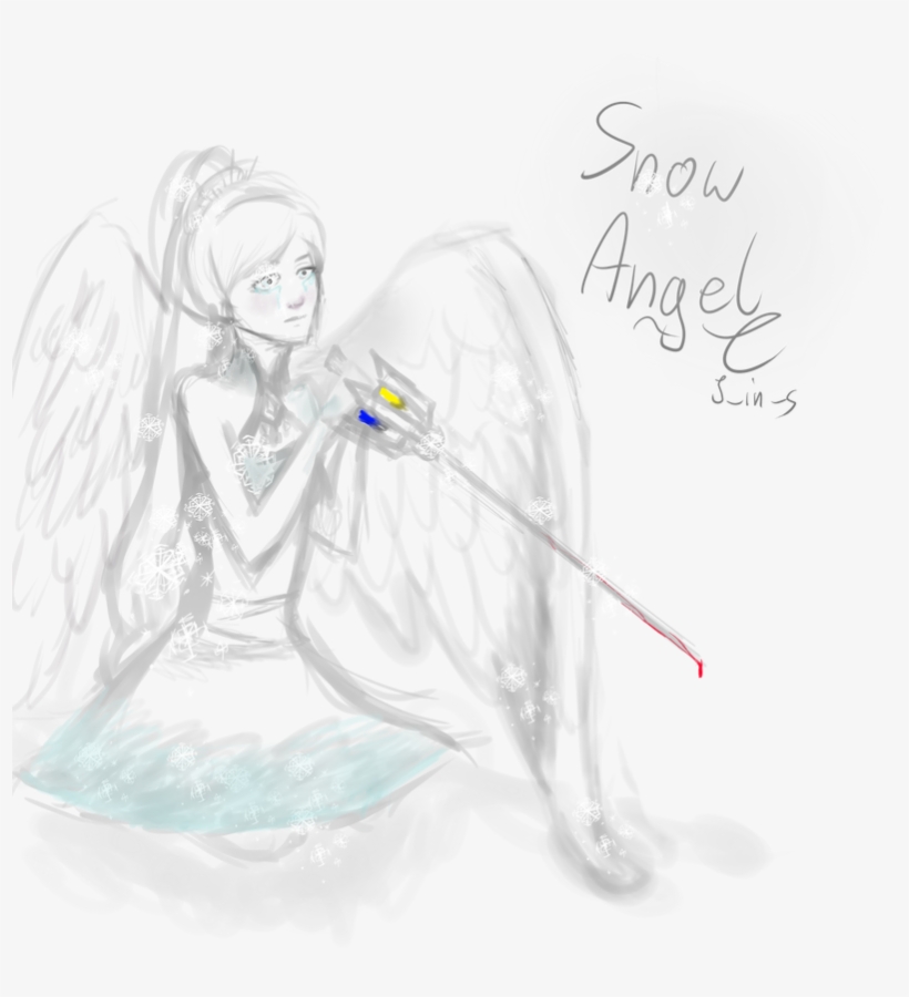 Weiss Schnee Angel By - Sketch, transparent png