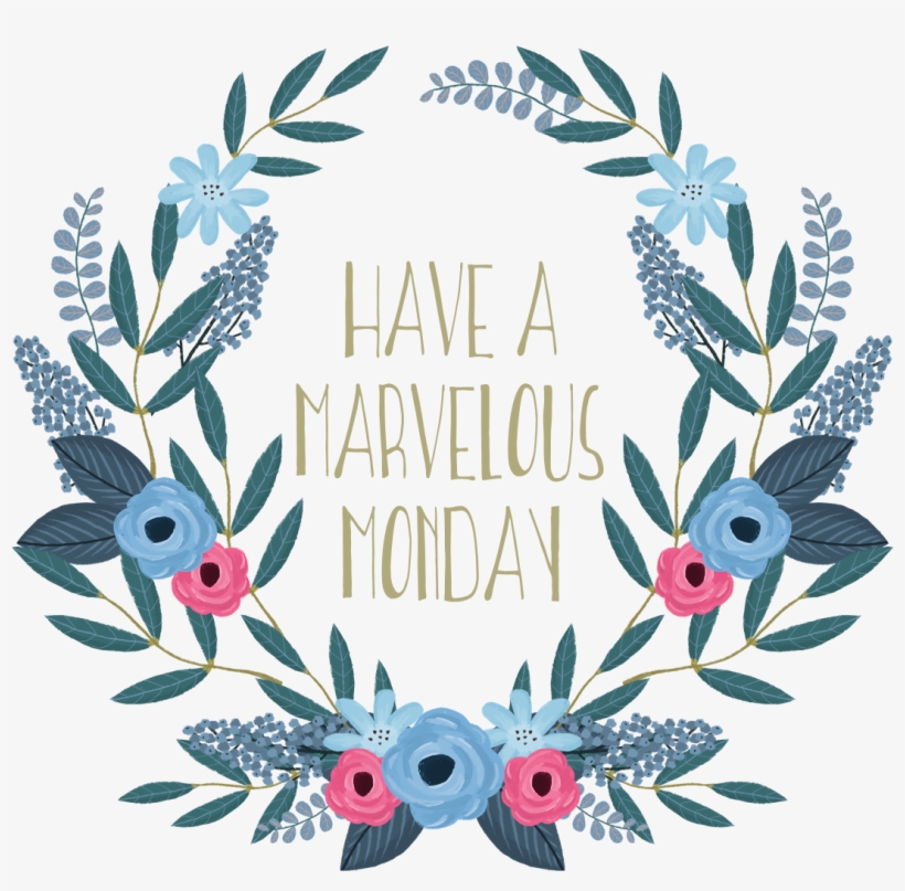 Marvelous Monday Floral Wreath - Faithful Love Of The Lord Never Ends, transparent png