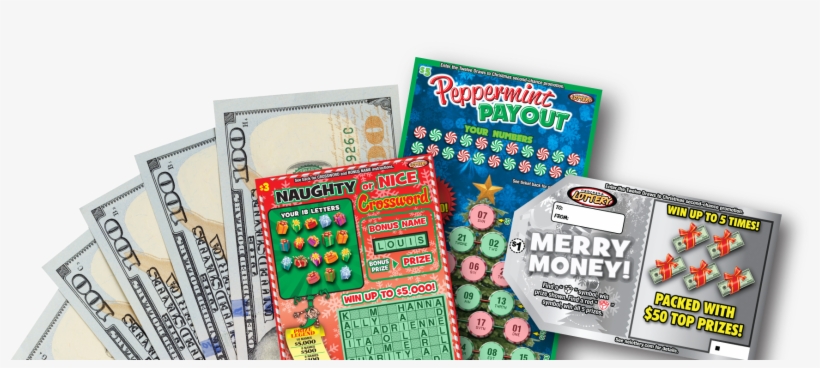 Enter Non-winning Holiday Scratch Tickets Online For - Money, transparent png