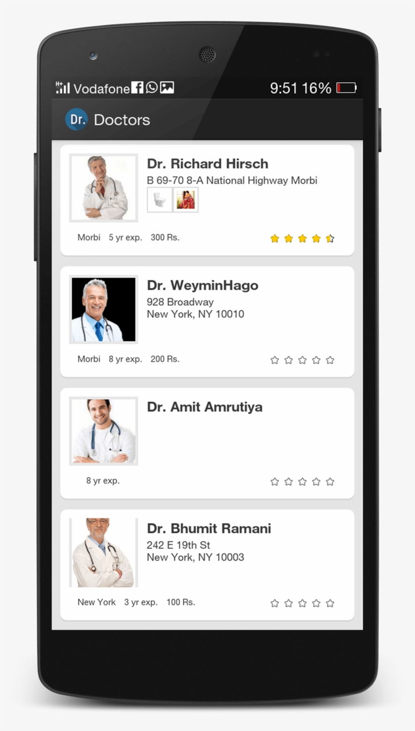 02 Doctors List - Statusbar Download Progress Xposed, transparent png