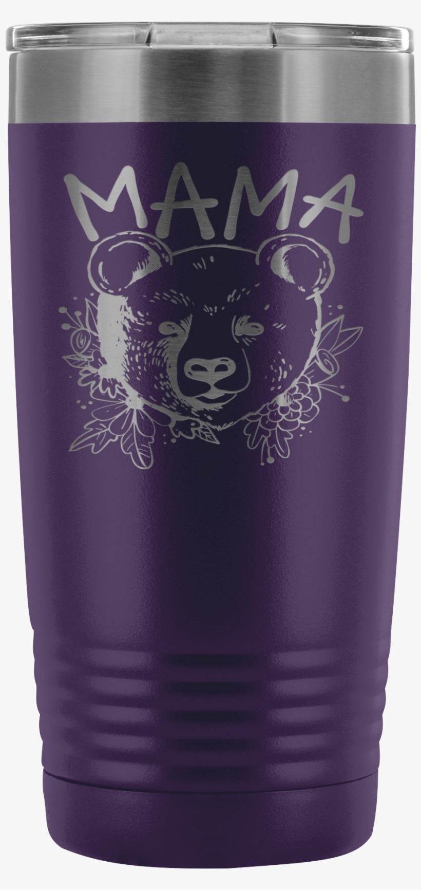 Mama Bear 20oz Tumbler - Tumbler, transparent png