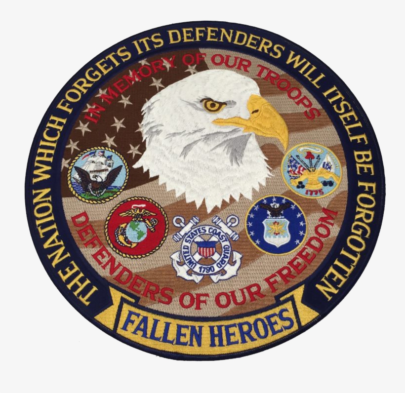 Fallen Heroes Patch, transparent png