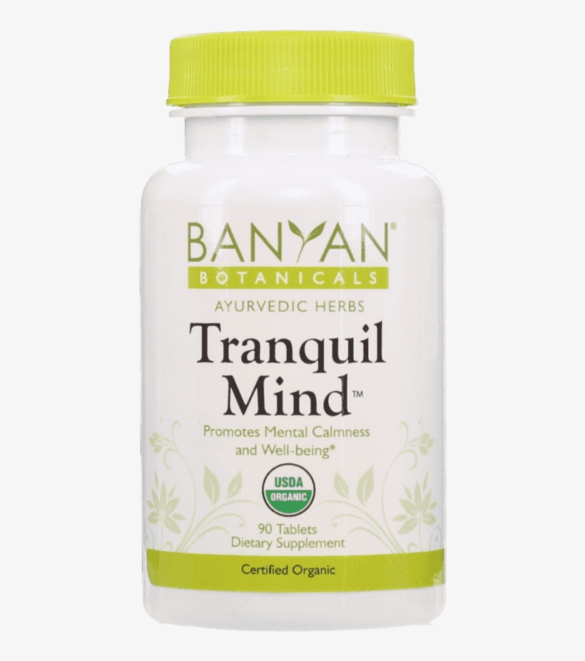 Banyan Botanicals Tranquil Mind Tablets - Banyan Botanicals, transparent png