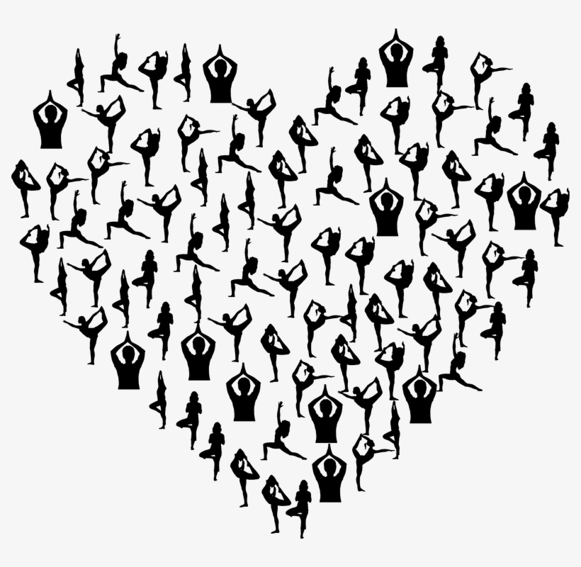 Yoga Heart, transparent png