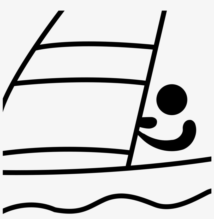 Sailing Pictogram, transparent png