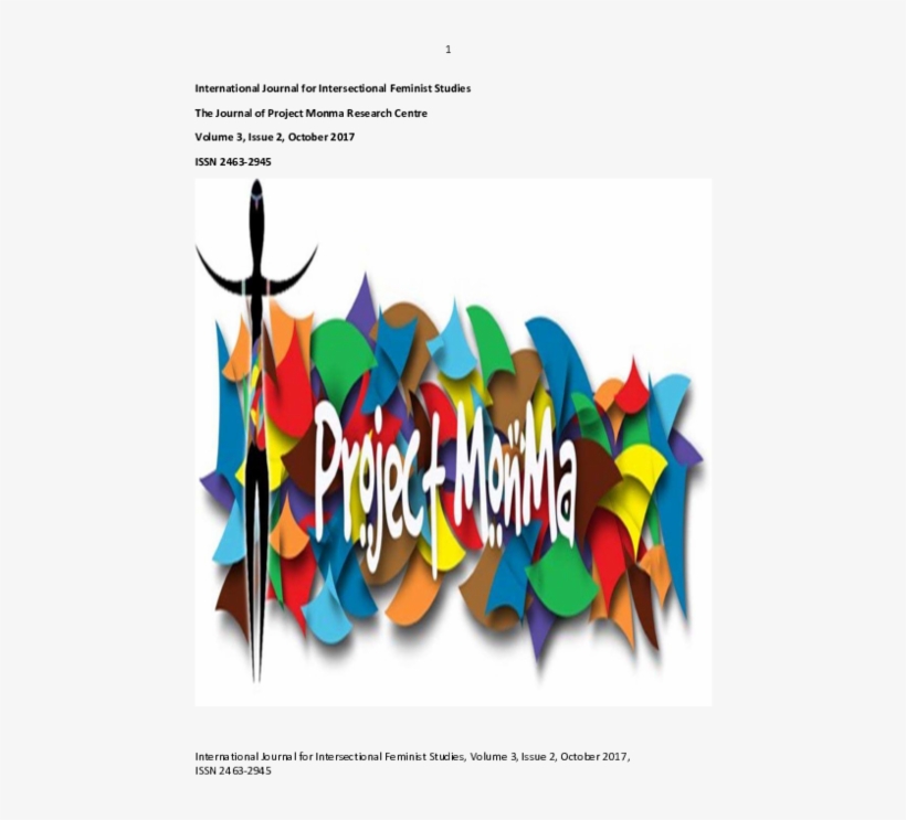 International Journal For Intersectional Feminist Studies, - Graphic Design, transparent png
