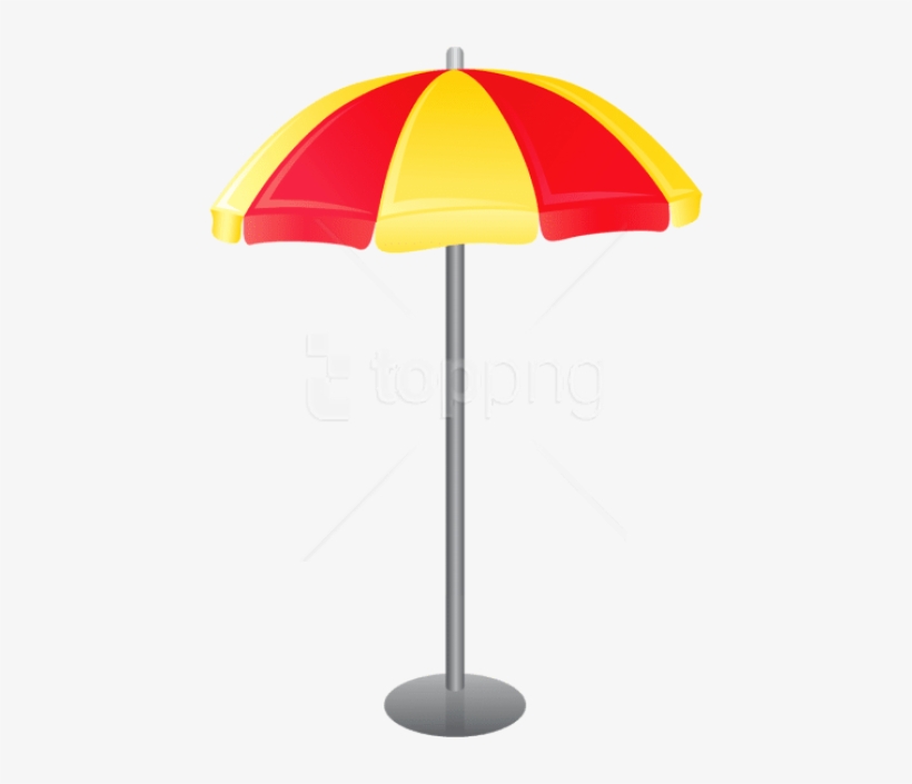 Free Png Download Beach Umbrella Png Vector Clipart - Beach Umbrella Vector Png, transparent png