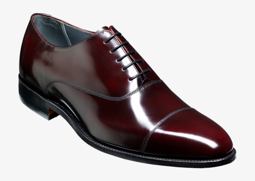 Barker Burgundy Shoes, transparent png
