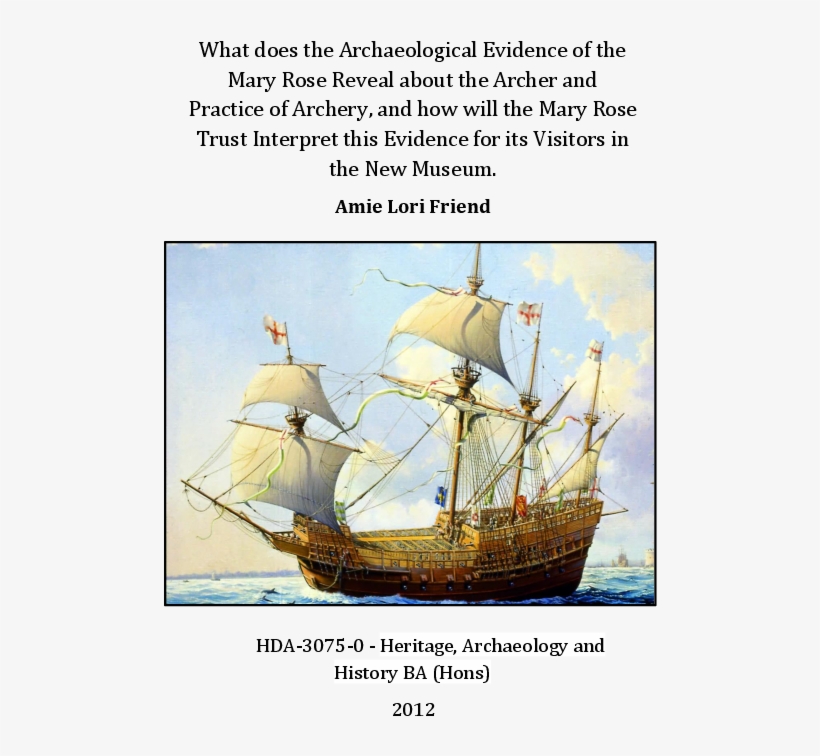 Pdf - Sailing Ship Mary Rose, transparent png