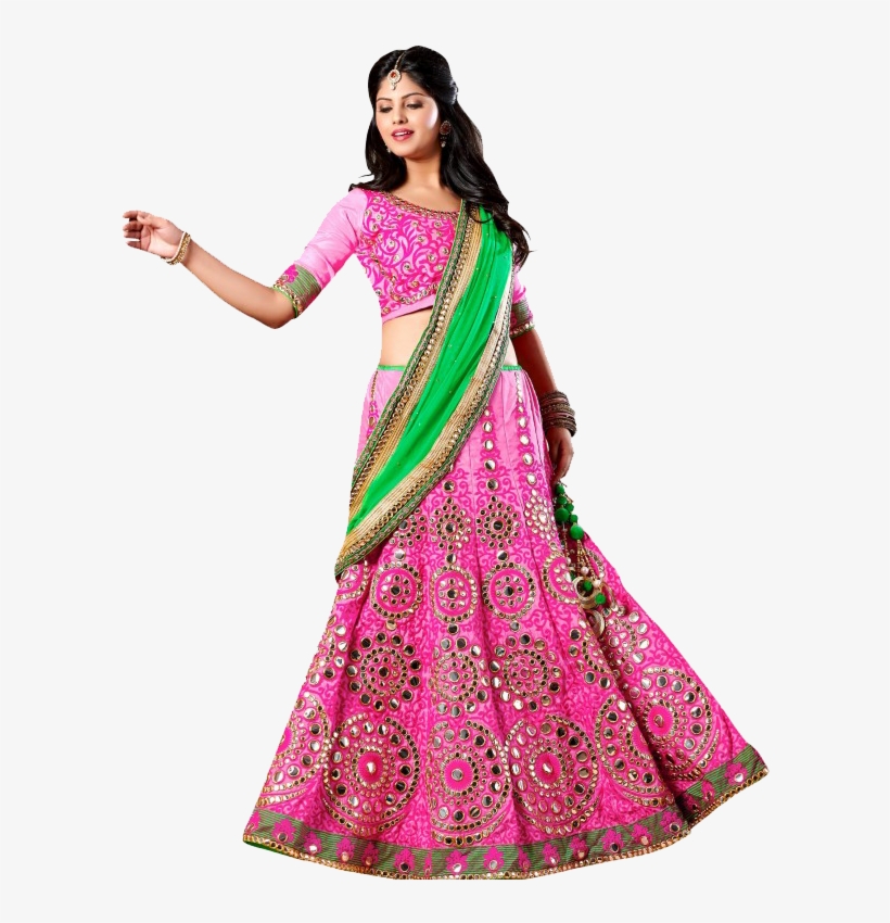 Logo - Png Edit Navratri Girl Chaniya Choli Hd, transparent png