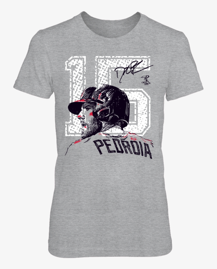 Dustin Pedroia - T-shirt, transparent png