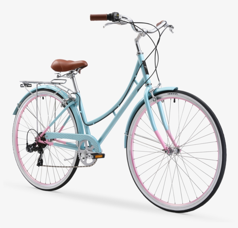 Firmstrong Mila Seven Speed Lady's Hybrid Comfort Bike - Fuji Cambridge Bike, transparent png
