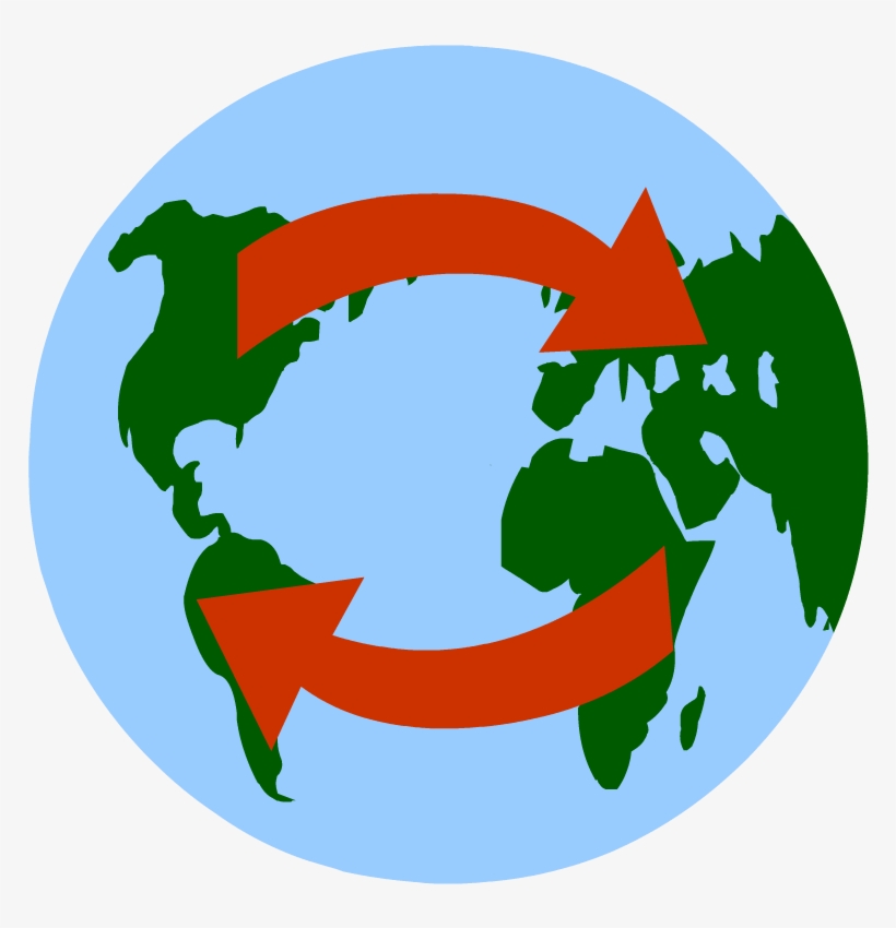 Flags Clipart Columbian - Map Of The World, transparent png