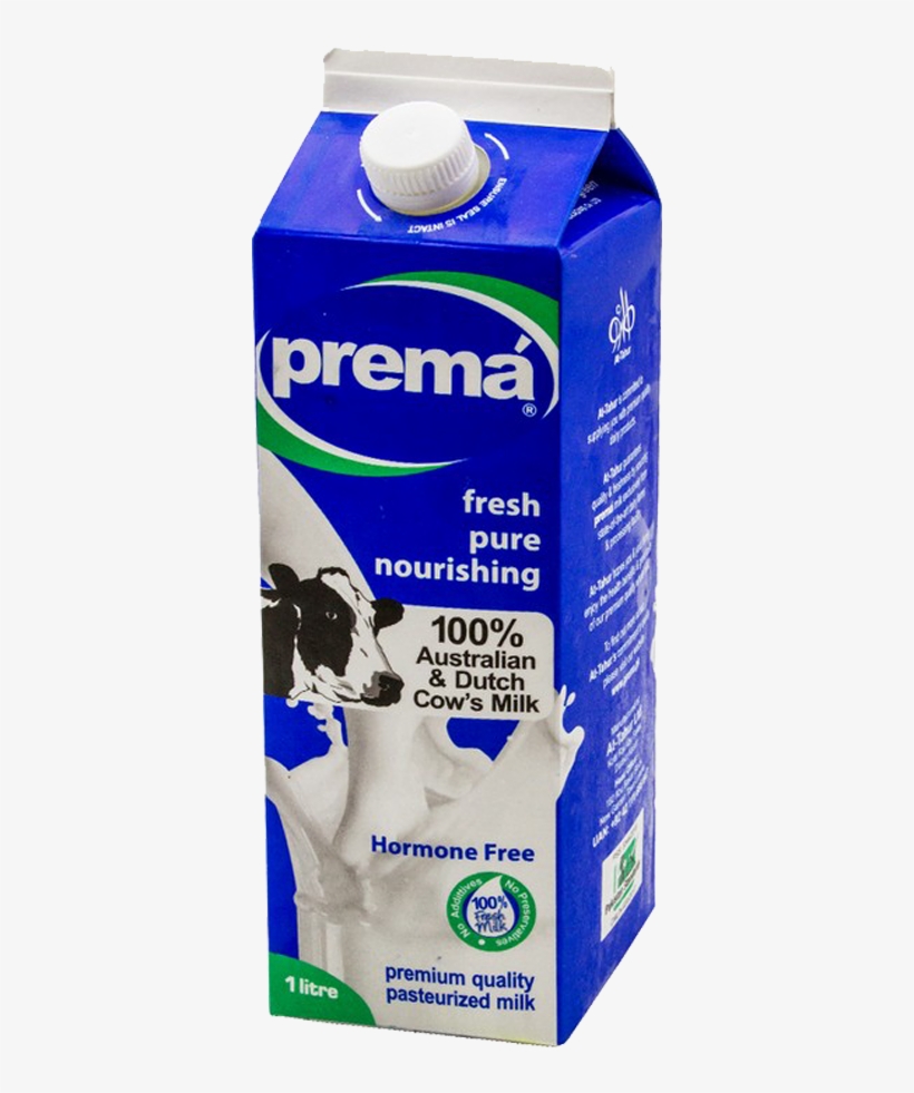 Prema Milk 1 Ltr - Prema Low Fat Milk, transparent png