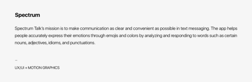 Description Spectrum, transparent png