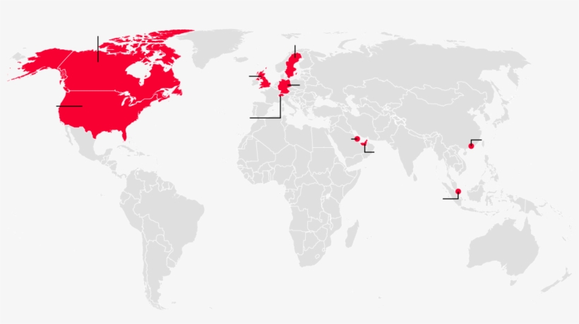 The Best Places For A Career As An Expat - World Map, transparent png