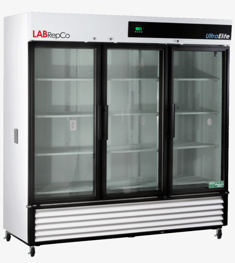 Hinged Glass Door Chromatography Refrigerator - Refrigerator, transparent png