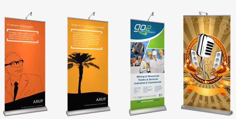 Pull Up Banners - Music Vector, transparent png