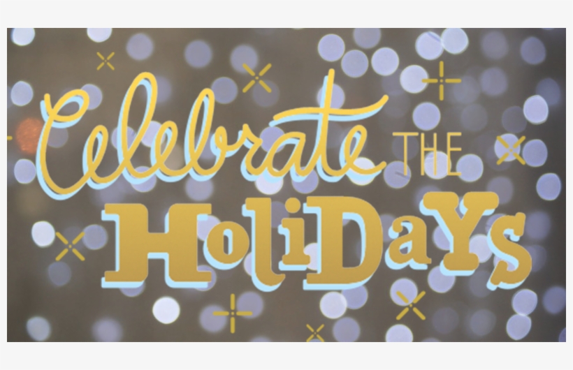 Happy Holidays - Calligraphy, transparent png