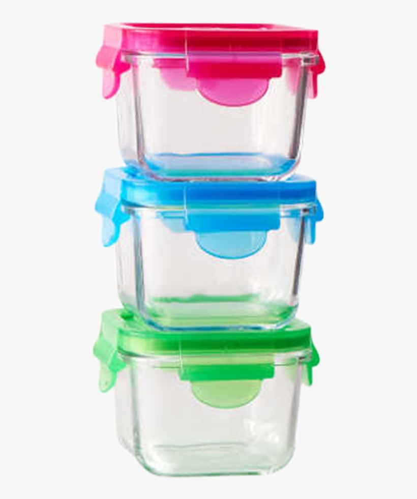 Littlelock Glasslock Glass Baby Food Containers - Food Storage Containers, transparent png