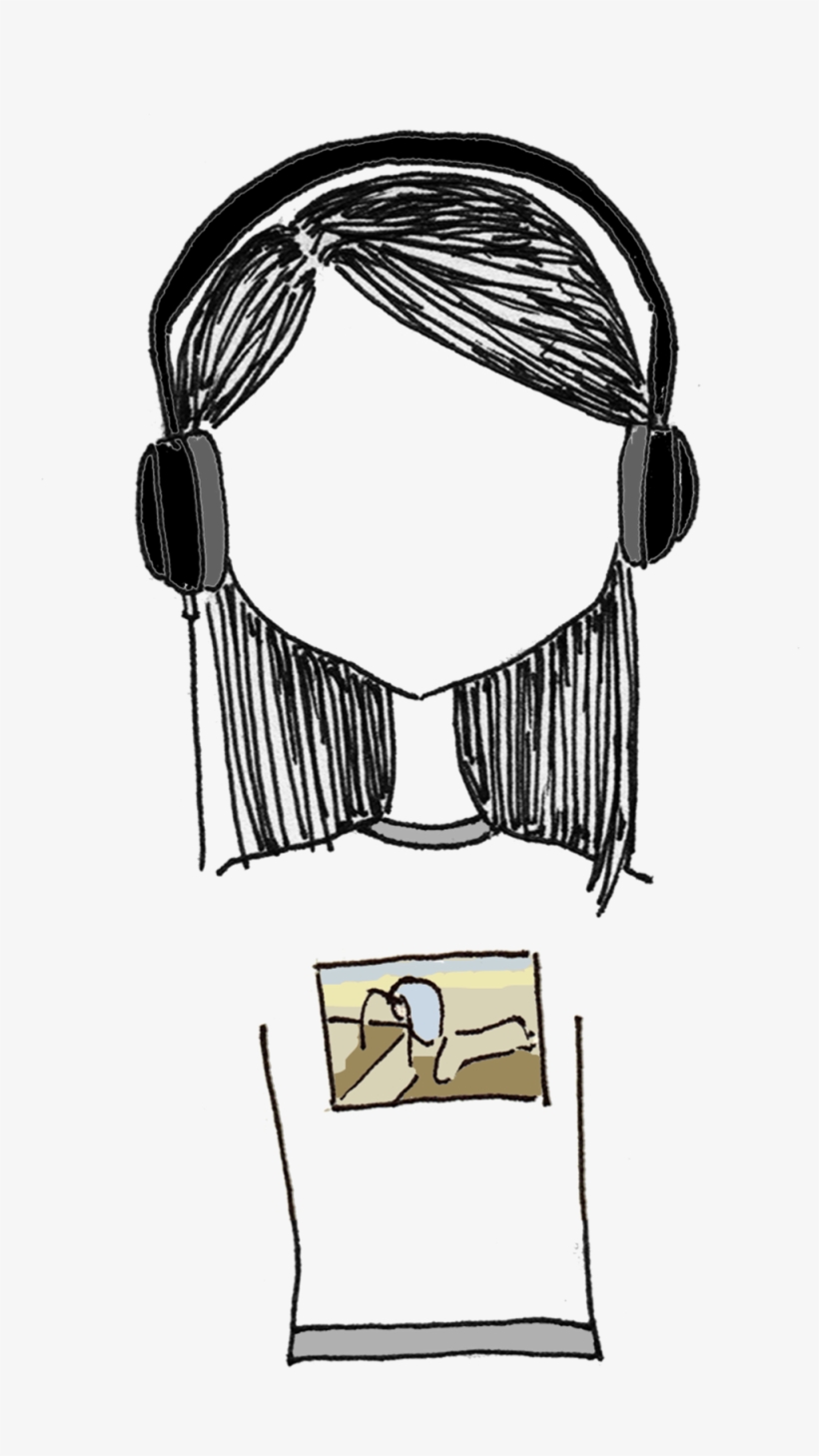 Music Girl - Sketch, transparent png
