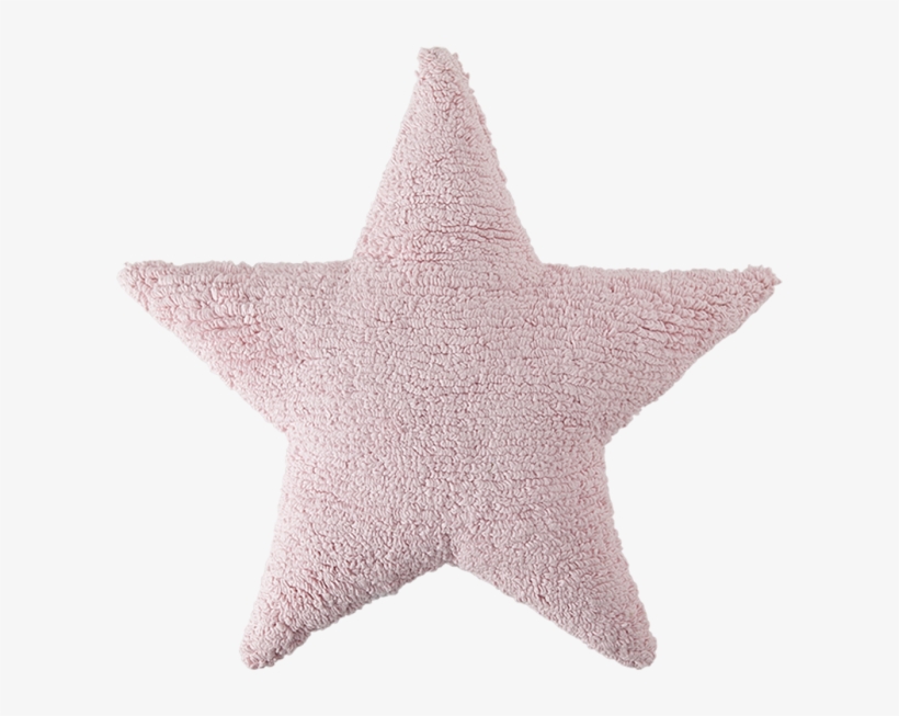 Washable Pink Star Children's Pillow - Cojines Niña Png, transparent png