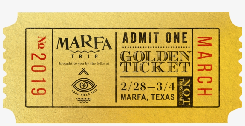 Maraf Goldenticket - Trip Ticket, transparent png