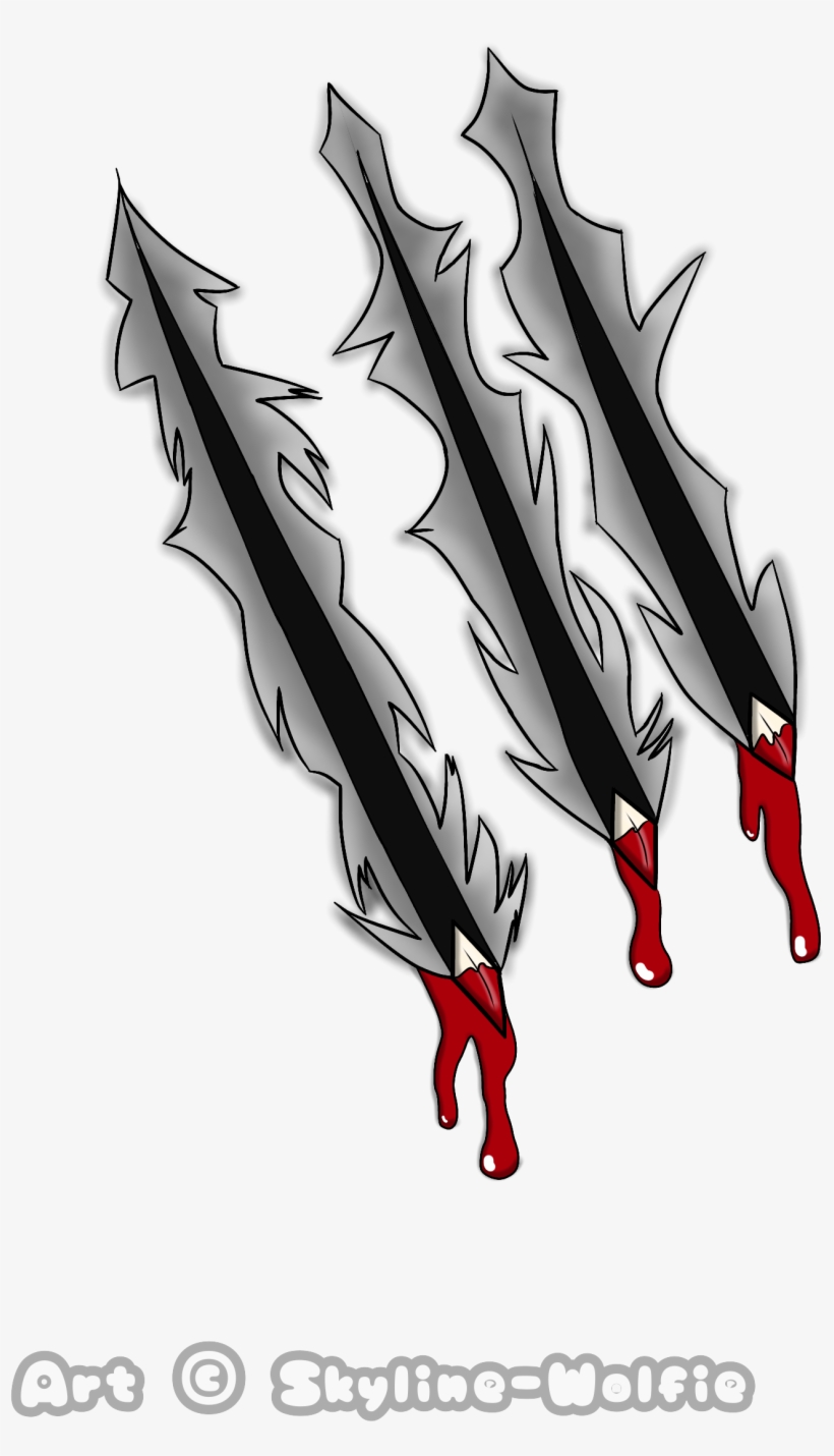 [digital Color Version] Get Clawed By Skyline-wolfie - Illustration, transparent png