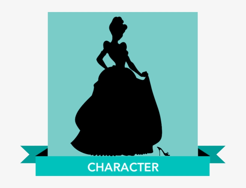 Cinderella - Silhouette, transparent png