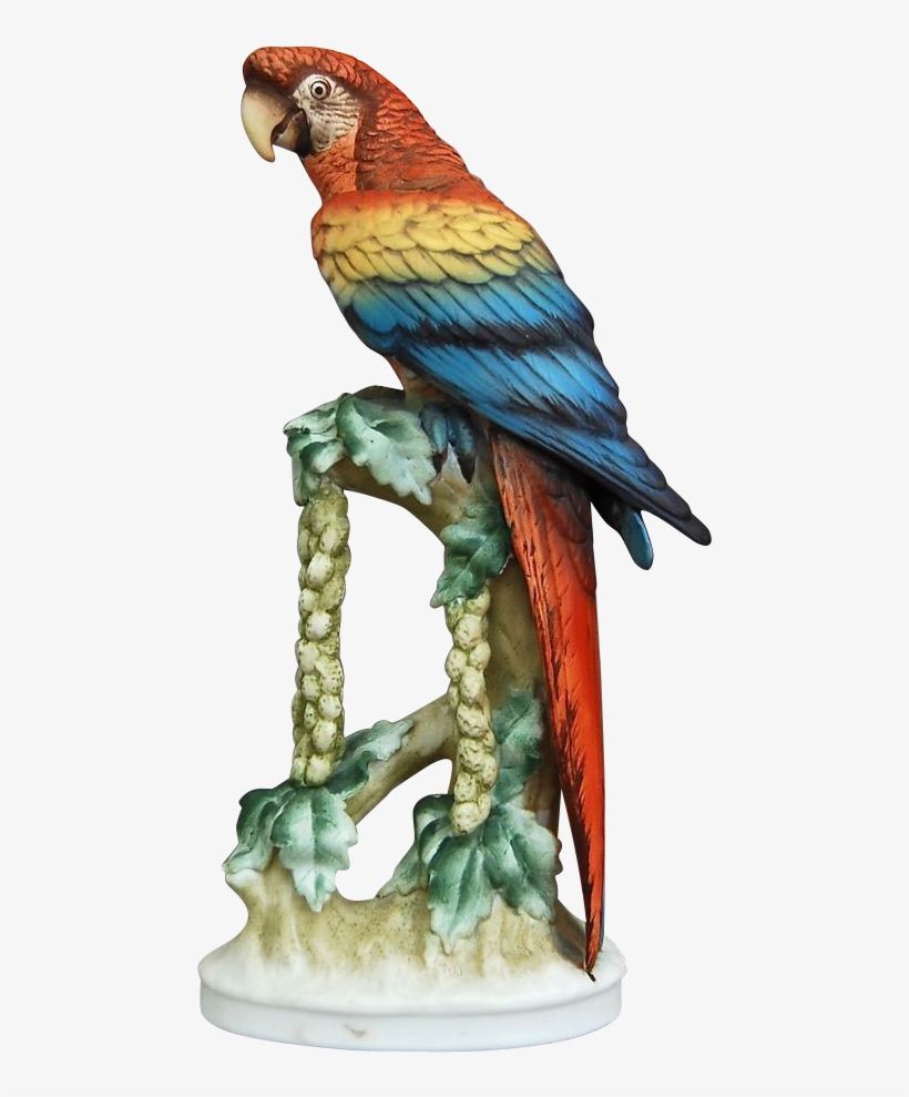 Lefton China 9” Macaw Figurine - Macaw, transparent png