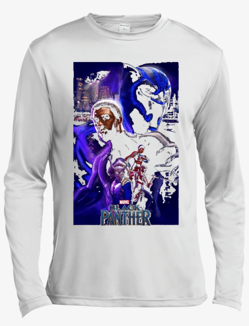 Marvel Black Panther Movie Wakanda Purple Poster T-shirt - One Piece Hoodie Supreme, transparent png