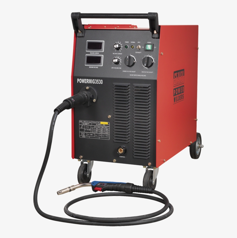 Sealey Powermig3530 Professional Mig Welder 300amp - Gas Metal Arc Welding, transparent png