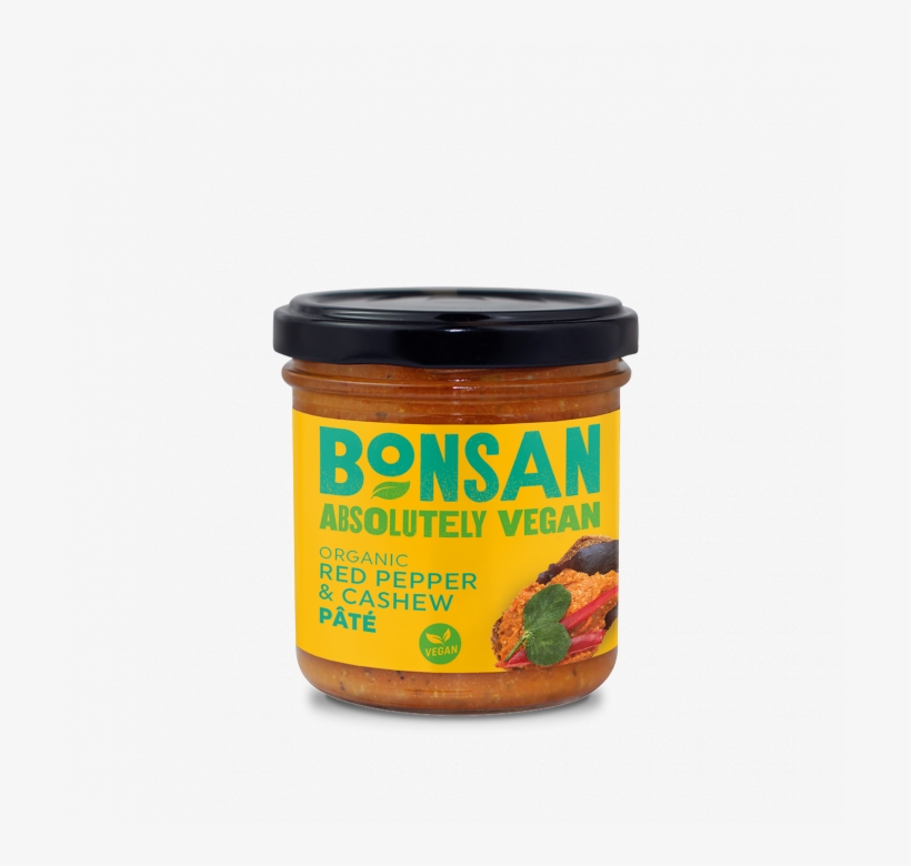 Bonsan Organic Red Pepper And Cashew Pâté - Guacamole, transparent png