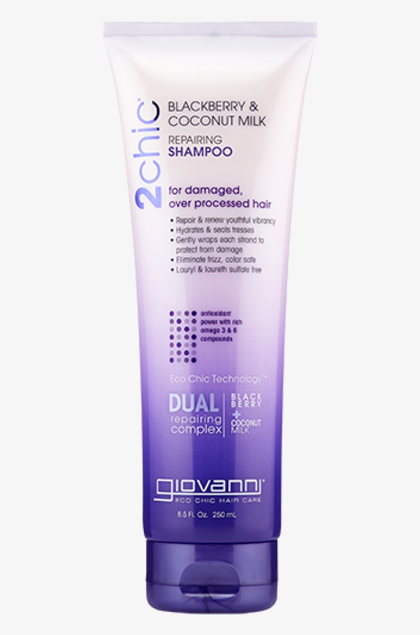 Giovanni Ultra Repair Blackberry/coconut Shampoo - Cosmetics, transparent png