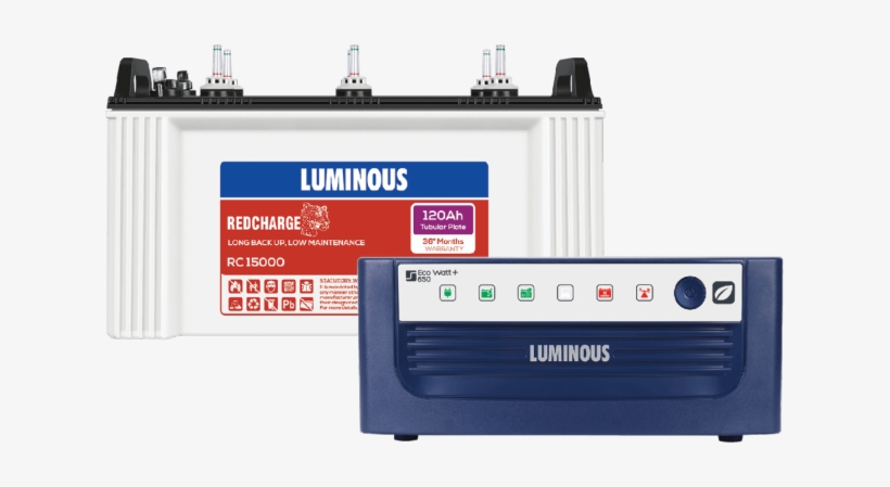 Eco Watt 650 Red Charge Rc - Luminous 18000 St, transparent png