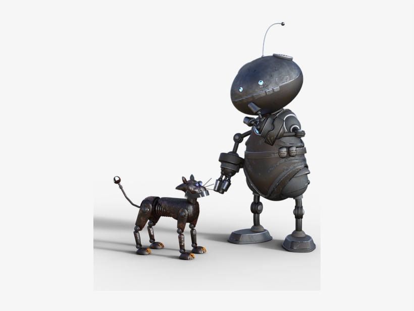 Robot, Cat, Mechanically, Technology, Funny, Figures - Robot Cat Png, transparent png