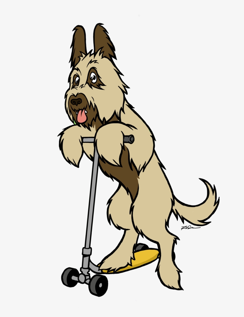 Dog Watching Tv Clipart - Dog Catches Something, transparent png