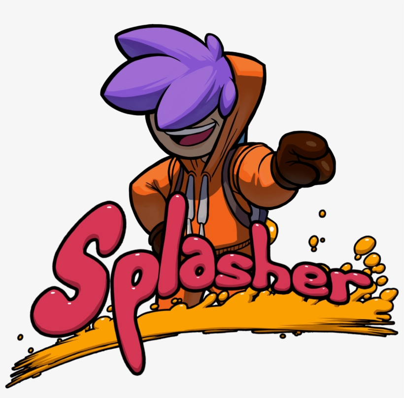 Splasher Is A Fast Paced 2d Platformer From Publisher - Splashers Logo, transparent png