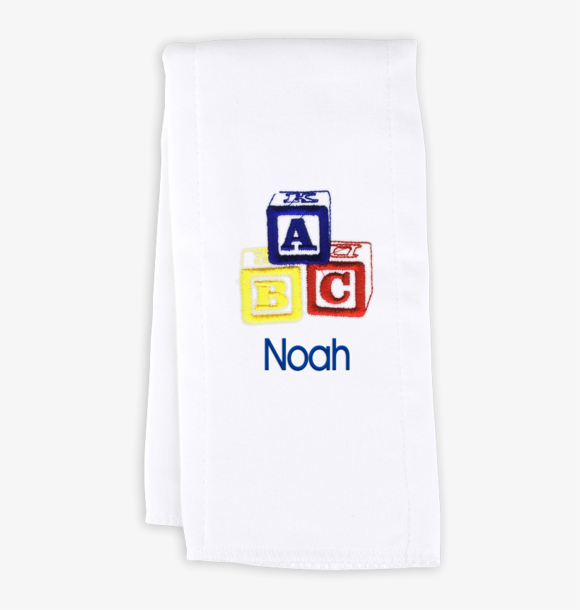 Personalized Burp Cloth With Abc Primary - Pocket, transparent png
