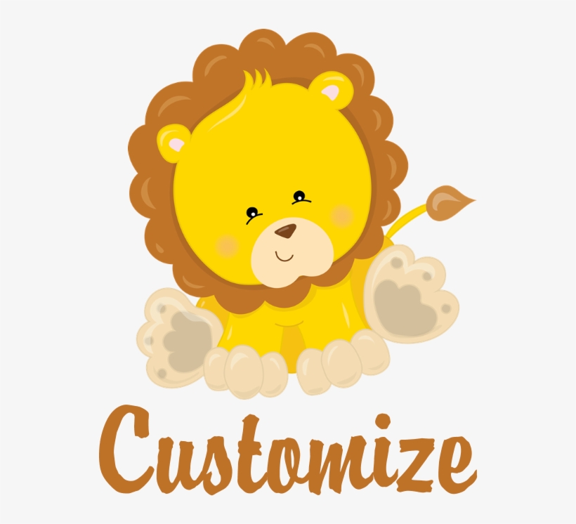Custom Baby Lion Baby Blanket - Thank You With Lion, transparent png