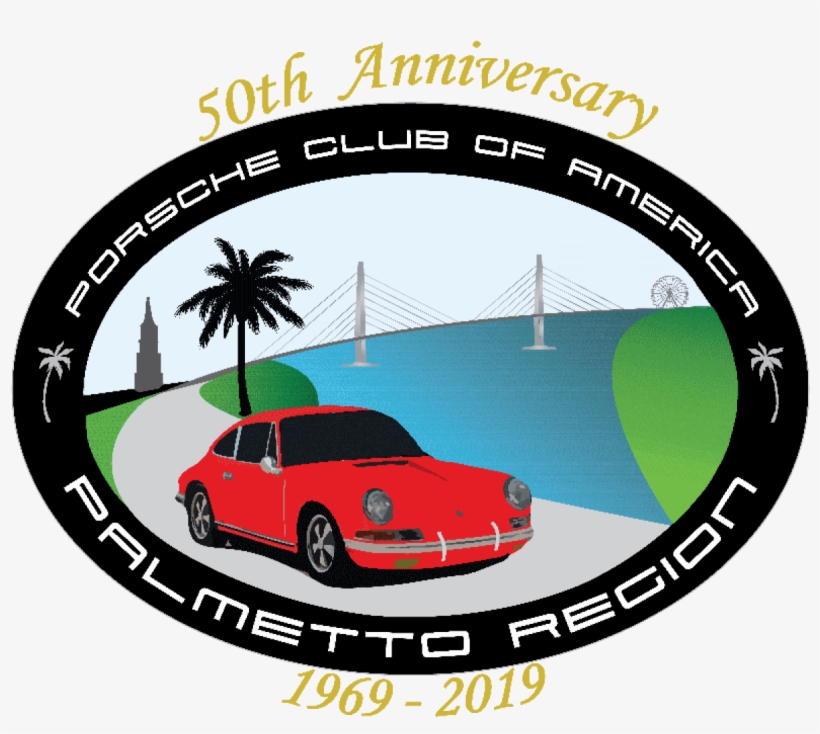Palmetto Region 50th Anniversary - Porsche 356, transparent png